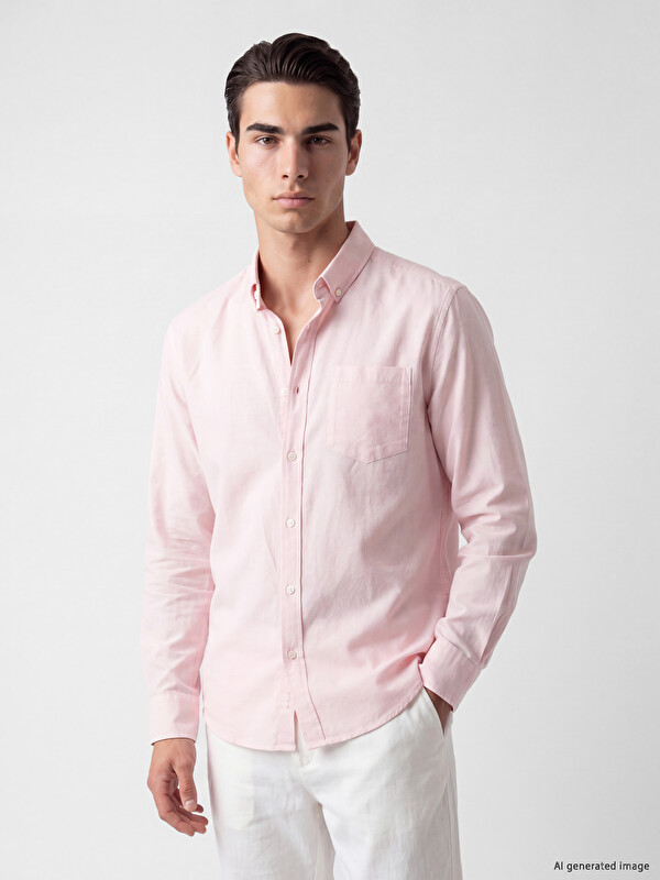 LCWAIKIKI Classic Regular Fit Oxford Erkek Gömlek
