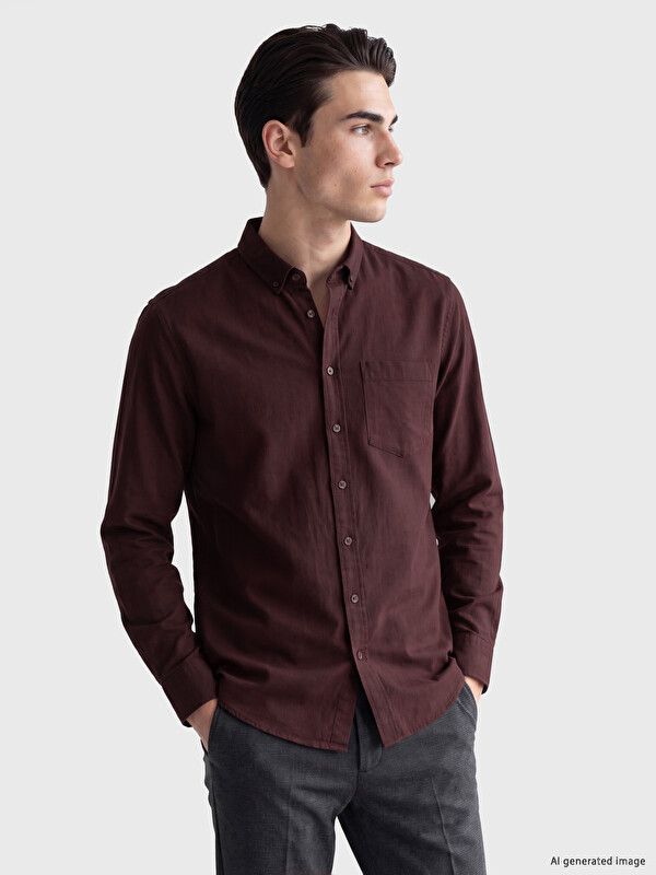 LCWAIKIKI Classic Regular Fit Oxford Erkek Gömlek