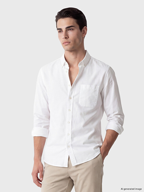 LCWAIKIKI Classic Regular Fit Oxford Erkek Gömlek