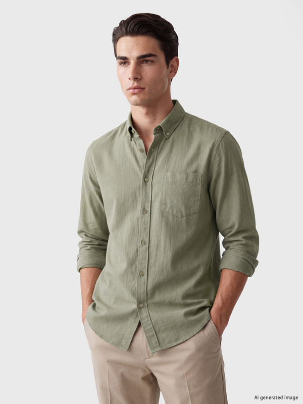 LCWAIKIKI Classic Regular Fit Dobby Men's Shirt