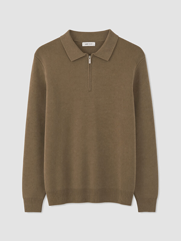 LCW Vision Polo Yaka Erkek Triko Kazak