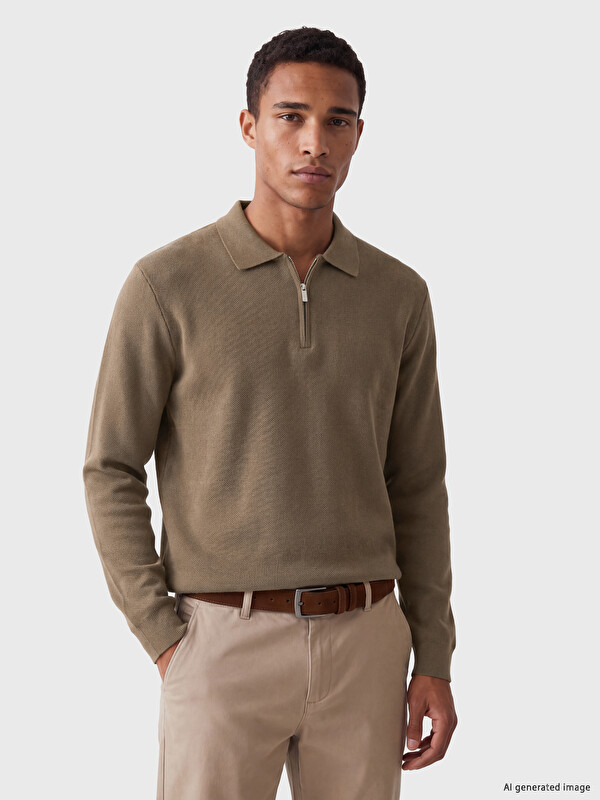 LCW Vision Polo Yaka Erkek Triko Kazak