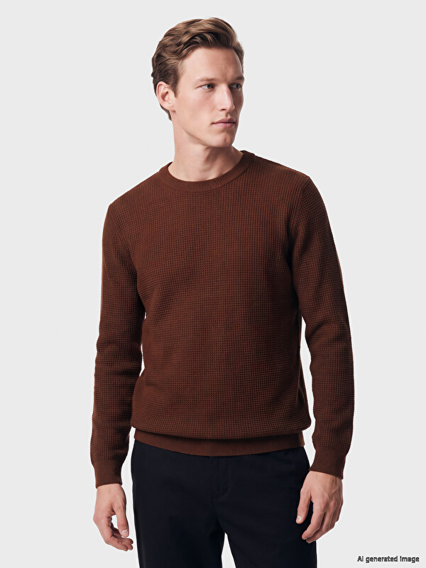 LCW Vision Crew Neck Men's Knitwear Sweater