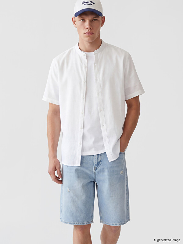 XSIDE Man White Shirt