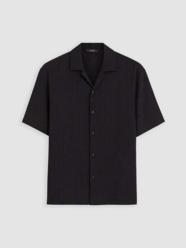 XSIDE Man Black Shirt