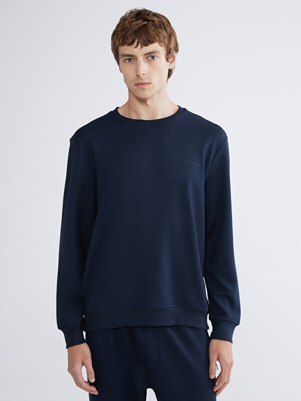 SOUTHBLUE Biaiklet Yaka Erkek Sweatshirt