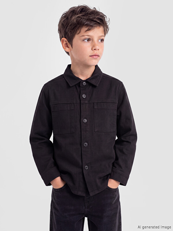 LCW Kids Gabardine Boys' Shirt