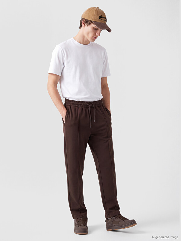 XSIDE Relax Fit Önü Dikiş Detaylı Erkek Pantolon