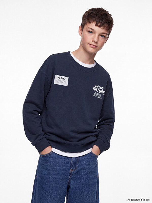 LCW Kids Crew Neck Printed Boys' T-Shirt