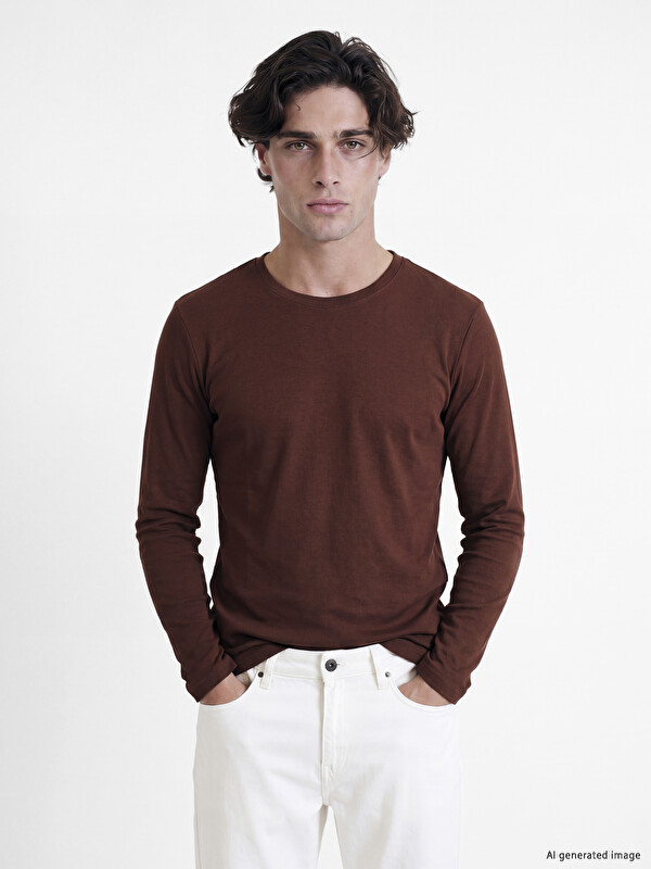 LCWAIKIKI Classic Crew Neck Long Sleeve Men's T-shirt
