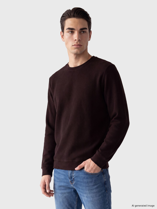 LCWAIKIKI Classic Crew Neck Men's Sweatshirt