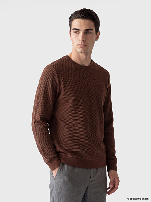 LCWAIKIKI Classic Sweatshirt mit Rundhalsausschnitt für Herren
