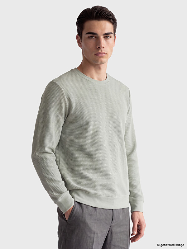 LCWAIKIKI Classic Sweatshirt mit Rundhalsausschnitt für Herren
