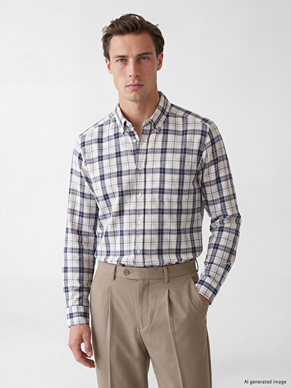 LCWAIKIKI Classic Regular Fit Gabardin Erkek Gömlek
