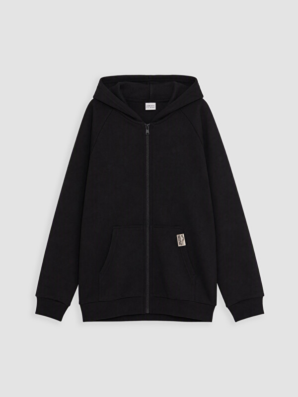LCW Kids Hooded Boys' Thick Zippered Sweatshirt