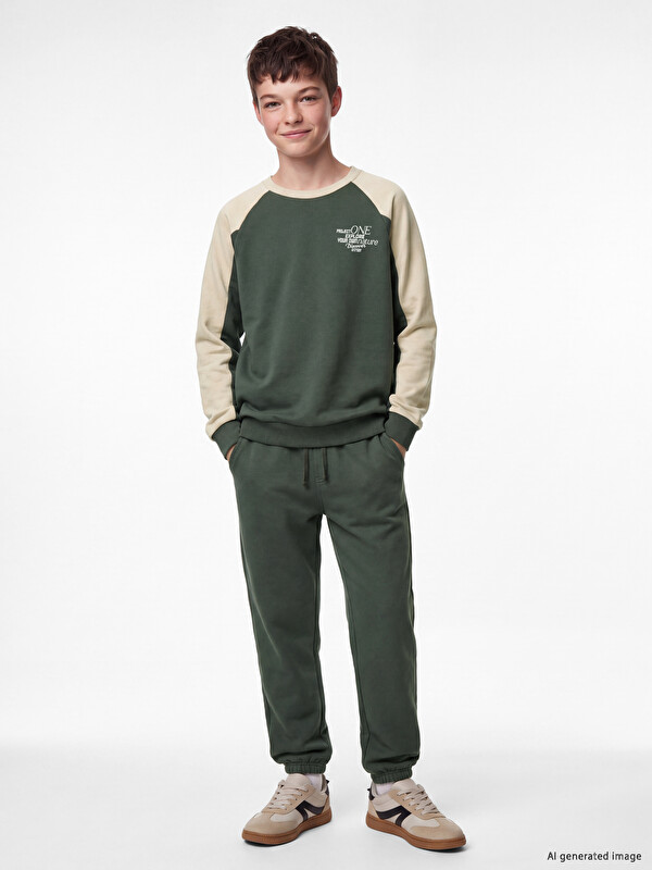 LCW Kids Printed Boys' Tracksuit Set