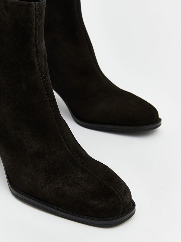 Lcw Steps Siyah Lcw Steps Süet Kadın Topuklu Ayakkabı