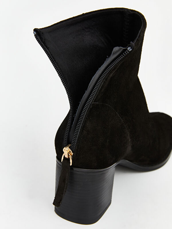 Lcw Steps Siyah Lcw Steps Süet Kadın Topuklu Ayakkabı