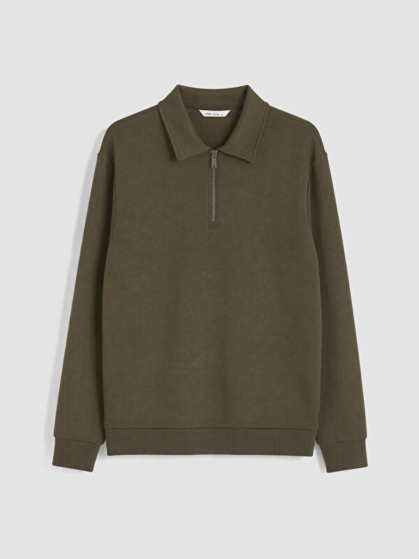 LCW Vision Sweatshirt me jakë polo për burra