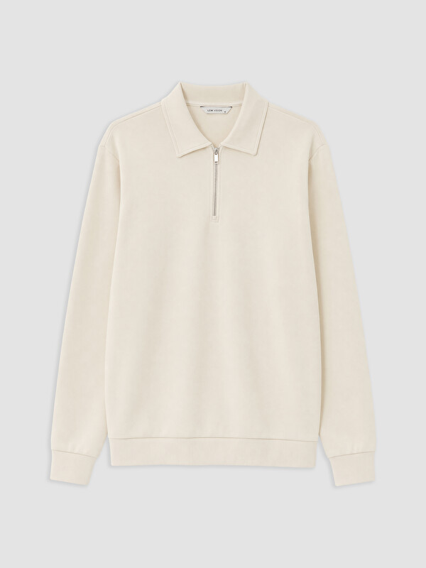LCW Vision Polo Collar Men's Sweatshirt