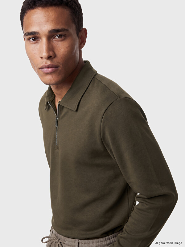 LCW Vision Sweatshirt me jakë polo për burra