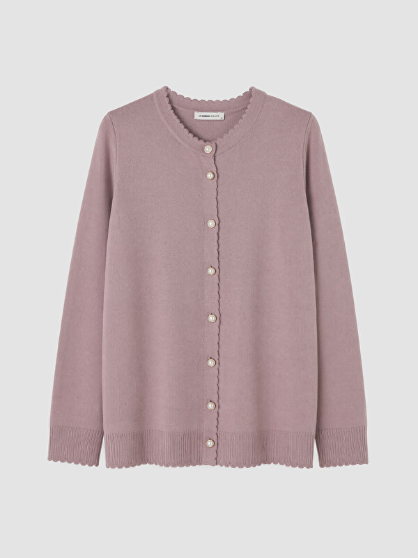 LCW Grace Crew Neck Women's Knitwear Cardigan