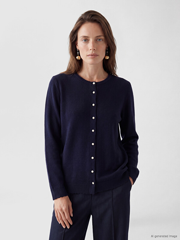 LCW Grace Cardigan Marine Femme
