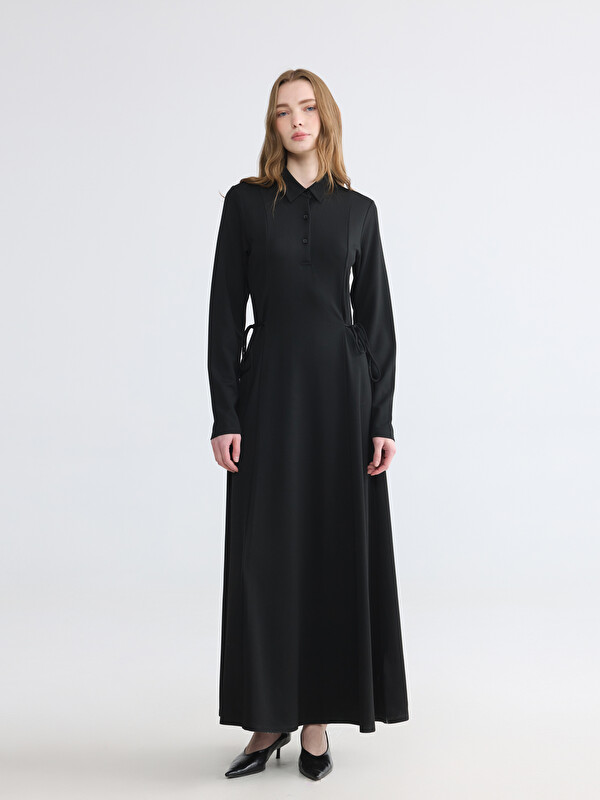 LCW Modest көйлек жағалы бүрмелі көйлек