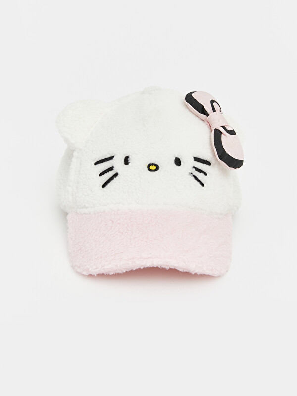 LCW ACCESSORIES Hello Kitty Nakışlı Kız Çocuk Kep Şapka