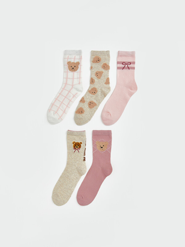 LCW Kids Қыздар Сұрғыштау-Қою Сары Қонышы қысқа шұлықтар