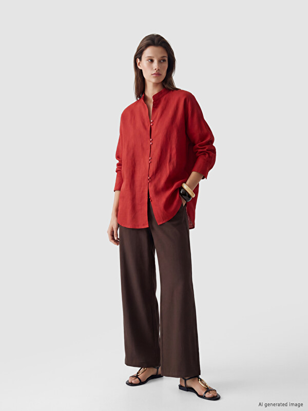 LCW Modest Әйелдер Қоңыр Шалбар