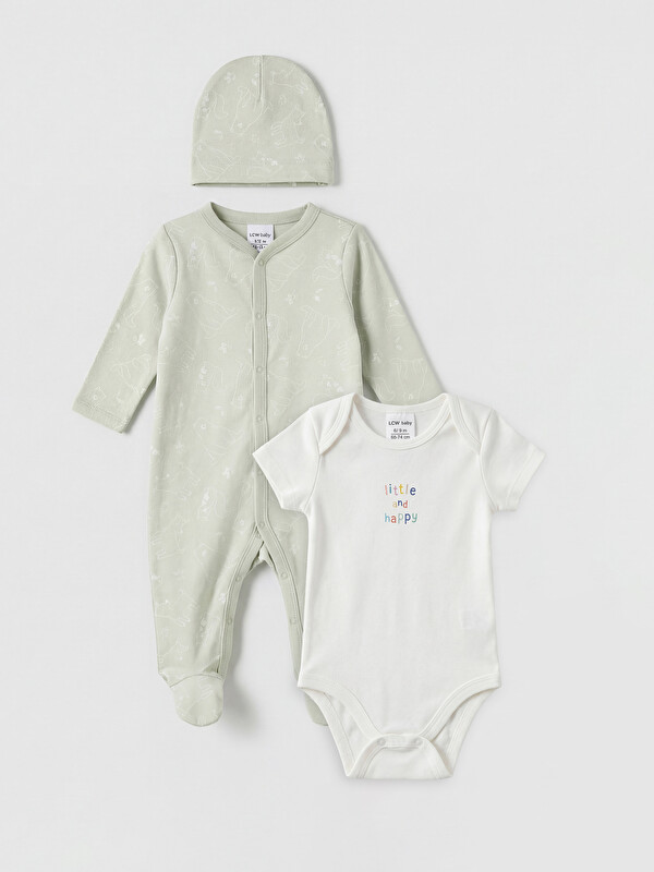 LCW baby Set Imprimat Băieți Bebeluși 3 Piese