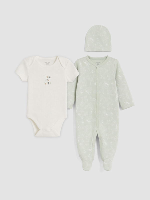 LCW baby Patterned Baby Boys' 3-Piece Set