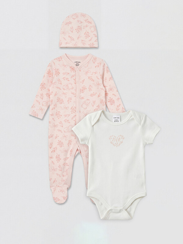 LCW baby Set Imprimat de Fetițe 3 Piese