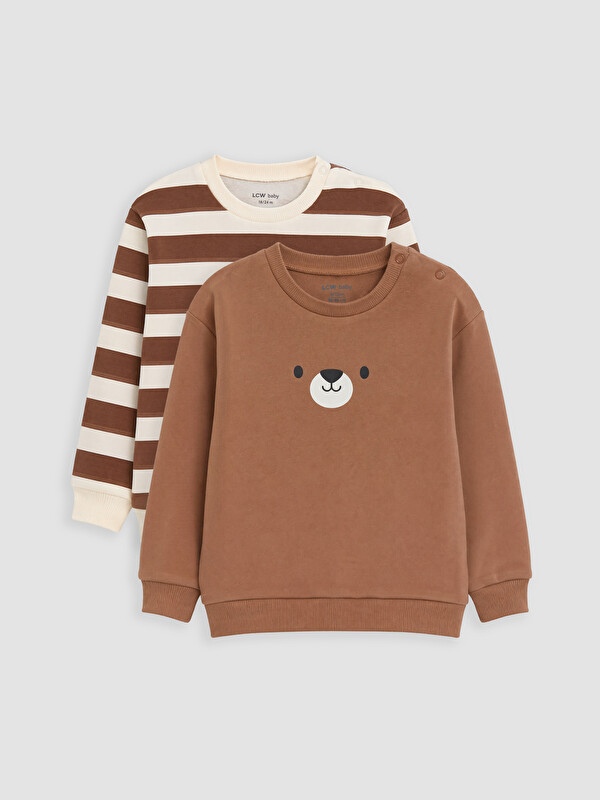 LCW baby Erkek Bebek Sweatshirt Takım