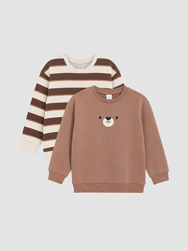 LCW baby Erkek Bebek Sweatshirt Takım