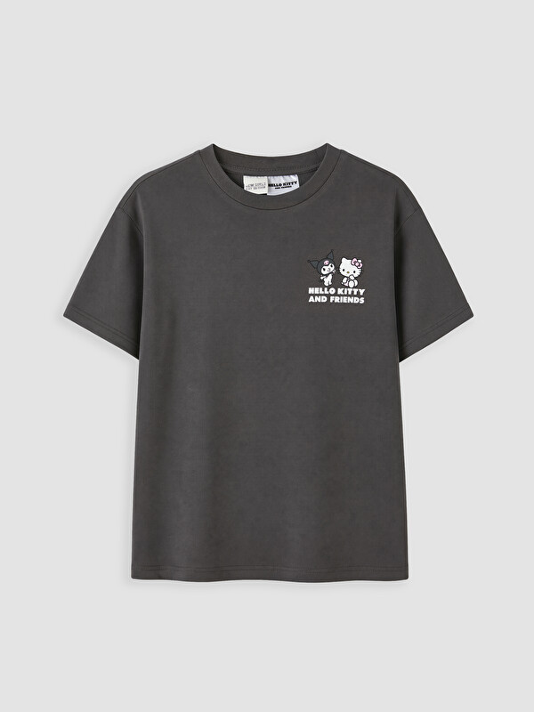 LCW Kids Girl Grey T-Shirt