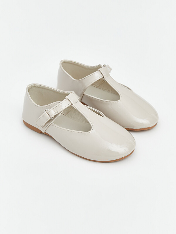 LCW STEPS Faux Leather Girls' Ballet Flats