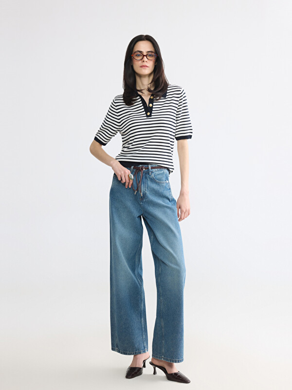 LCWAIKIKI Classic Žena Indigo Farmerke