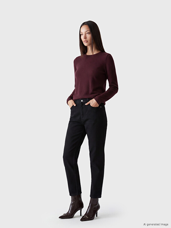 LCWAIKIKI Classic Jean Noir Femme