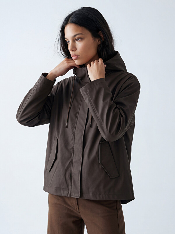 LCW Vision Hooded Women's Raincoat