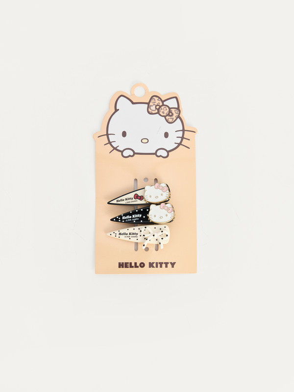 LCW JOY Hello Kitty Baskılı Kız Çocuk Toka Seti 3'lü