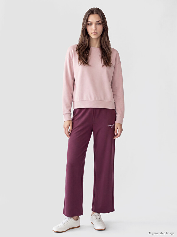 LCW Modest Женские широкие спортивные брюки с принтом LA