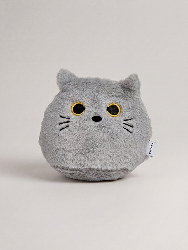 LCW HOME Cat Figured Plush Baby Cushion