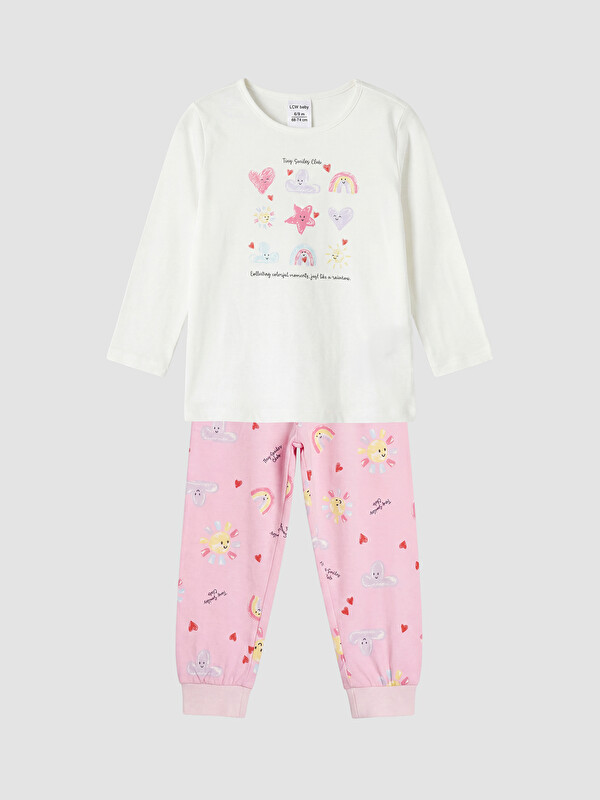 LCW Kids Set de pijama Ocru Fată