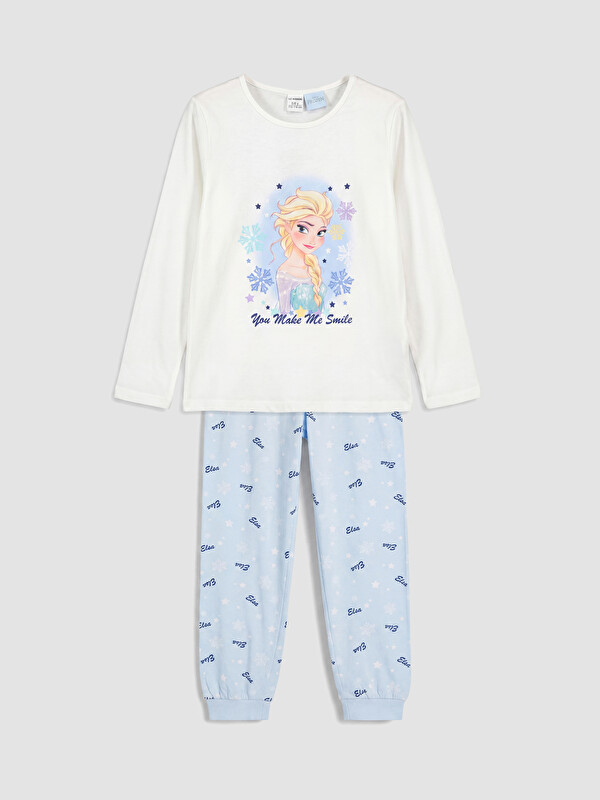 LCW Kids Ensemble de pyjama Écrou Fille