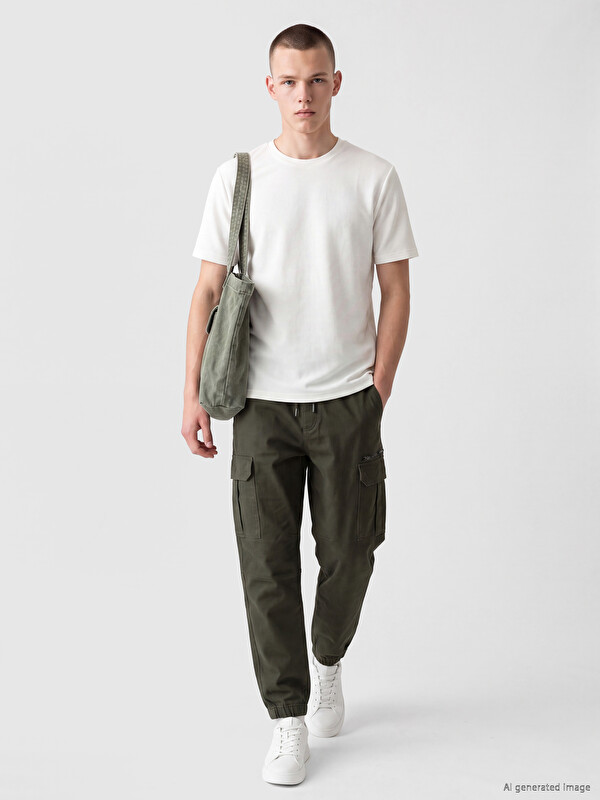XSIDE Man Khaki Trousers