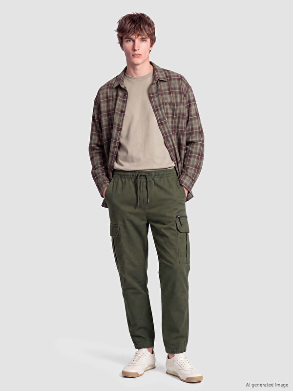XSIDE Regular Fit Erkek Kargo Pantolon
