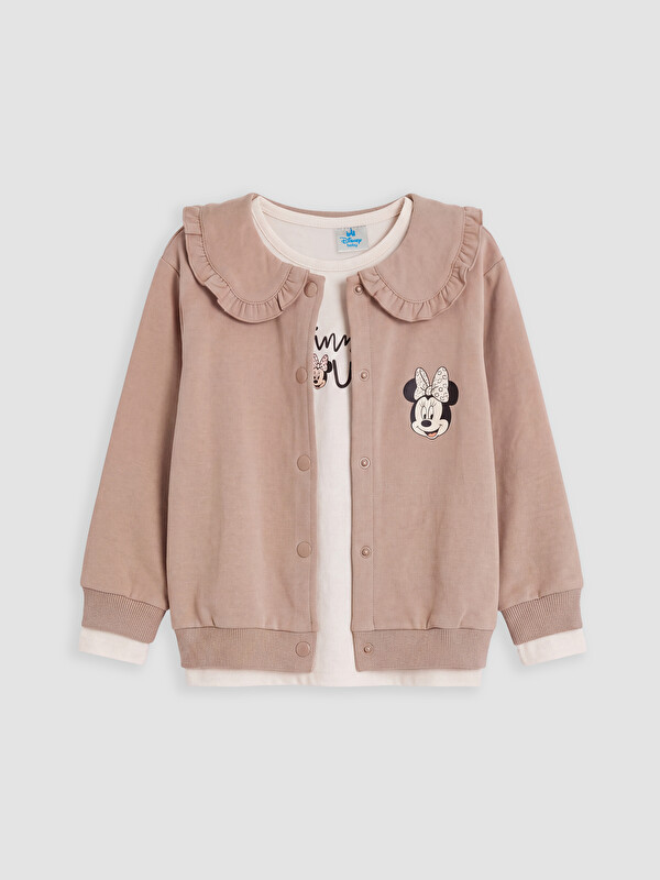 LCW baby Minnie Mouse Baskılı Kız Bebek Takım