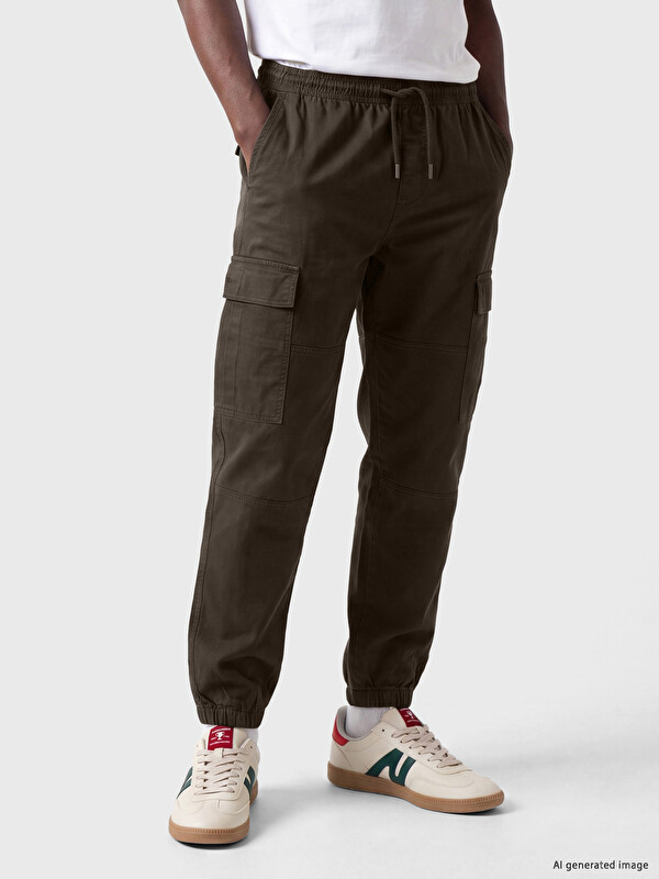 XSIDE Regular Fit Gabardine Men's Cargo Trousers